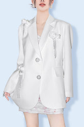 In Bloom Floral-appliqué Blazer | Dress In Beauty